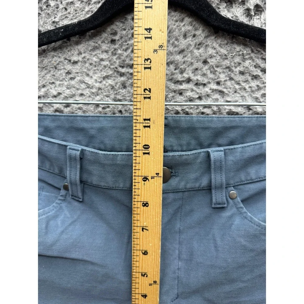Lululemon ABC Slim-Fit 5 Pocket Pant Tech Canvas Heathered Deep Navy Men Size 31